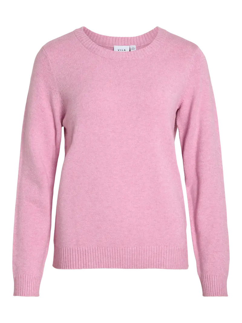 VIRIL O-NECK L/S KNIT TOP