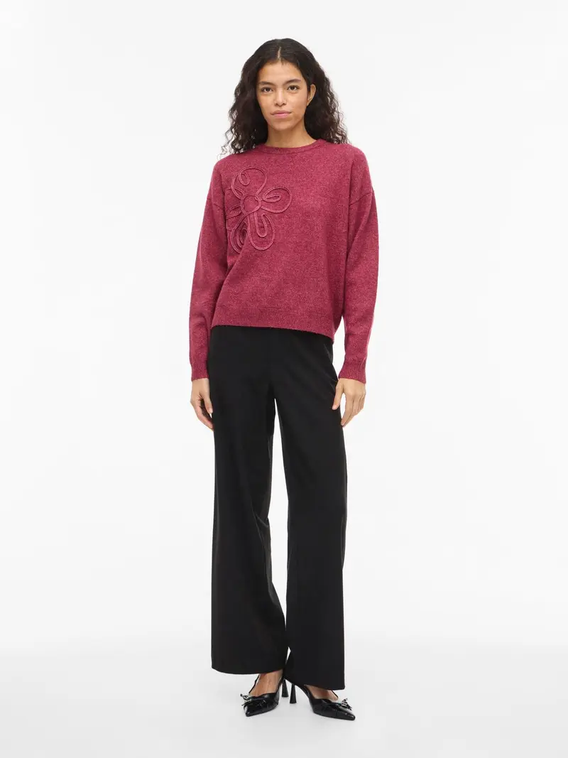 VISEBORA DETAIL KNIT PULLOVER