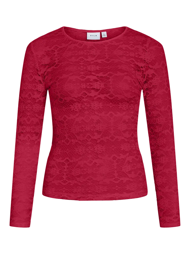 VIVELINA L/S LACE TOP
