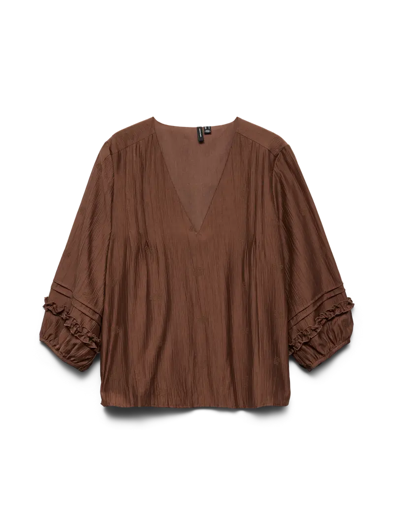 VMCLESLIE 3/4 SLEEVE TOP CUR