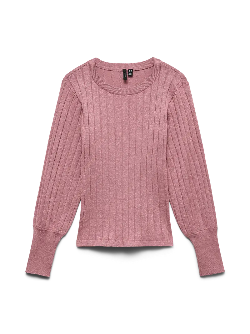 VMDANALIA LS LUREX KNIT PULLOVER EXP