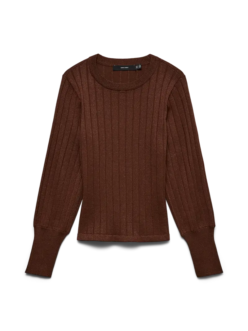 VMDANALIA LS LUREX KNIT PULLOVER EXP