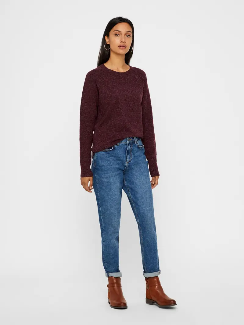 VMDOFFY LS O-NECK BLOUSE