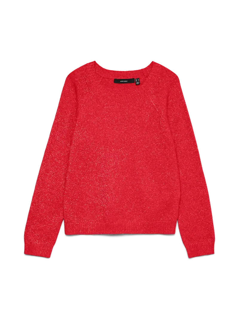 VMDOFFYSHINE LS O-NECK BLOUSE