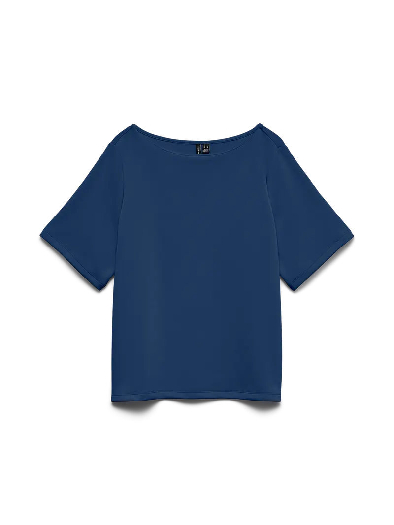 VMELLA 2/4 BOAT-NECK TOP