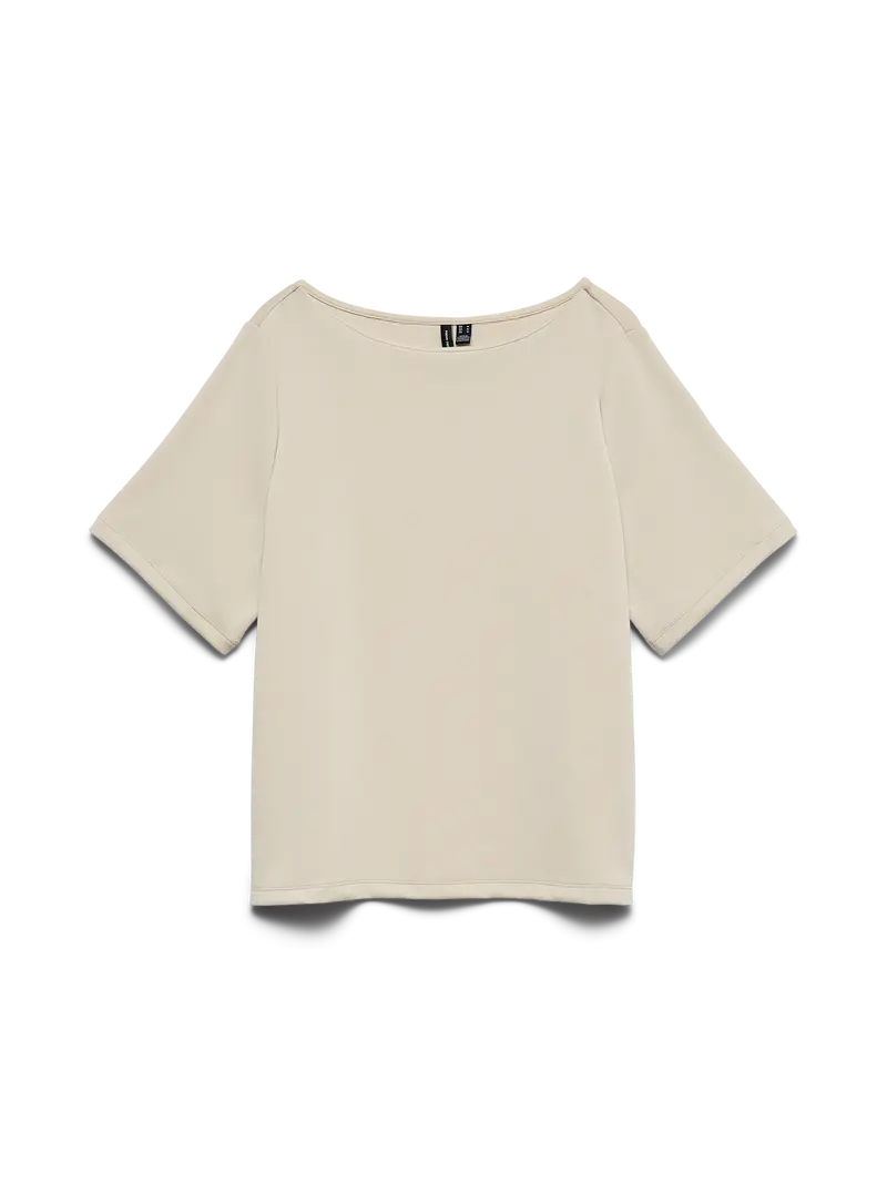 VMELLA 2/4 BOAT-NECK TOP