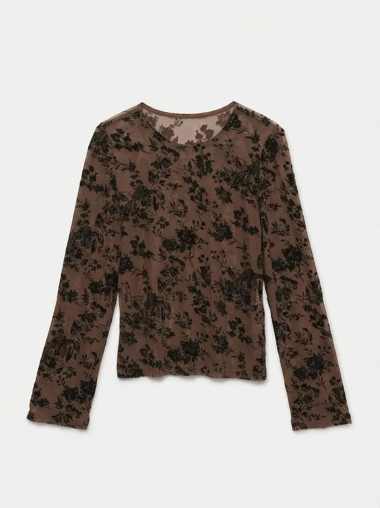 VMFLORA LS O-NECK TOP JRS