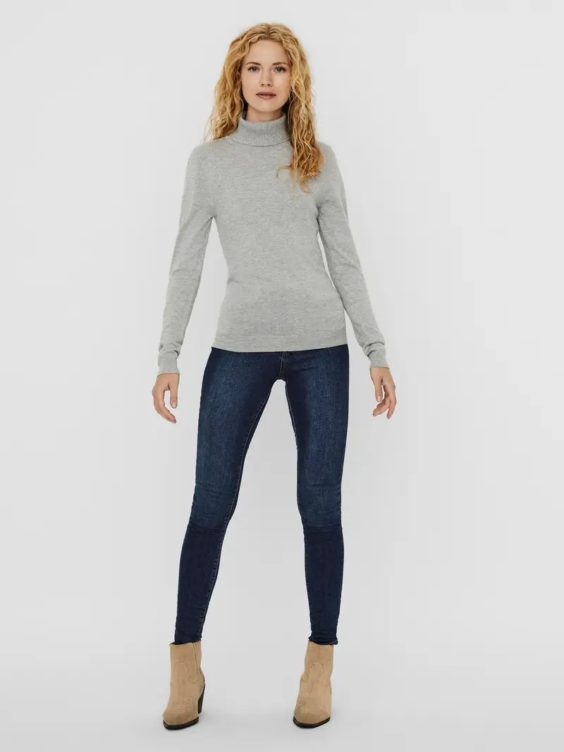VMGLORY LS ROLLNECK BLOUSE GA NOOS