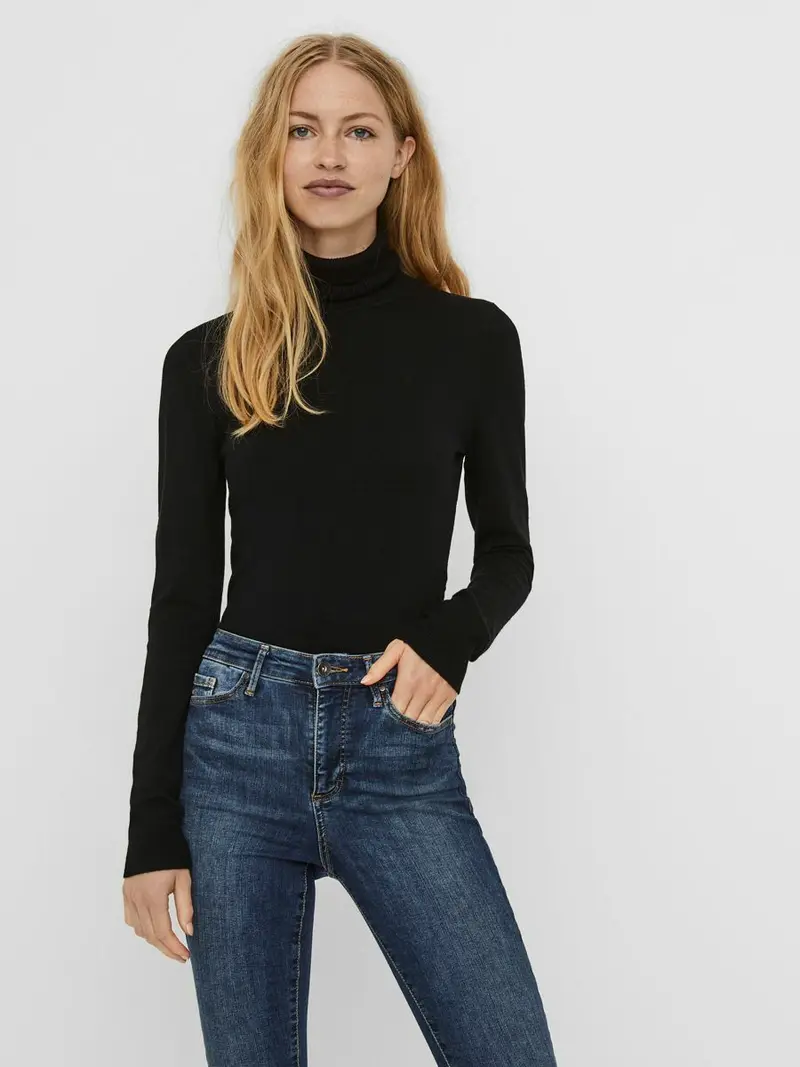 VMGlory LS Rollneck Blouse