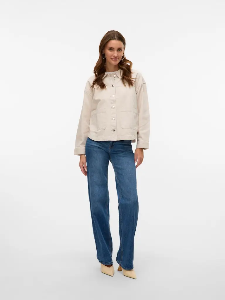 VMJAMIE LS DENIM SHACKET