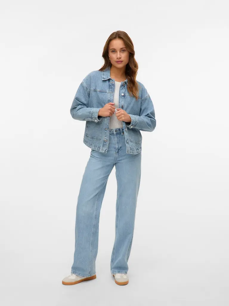 VMJAMIE LS DENIM SHACKET