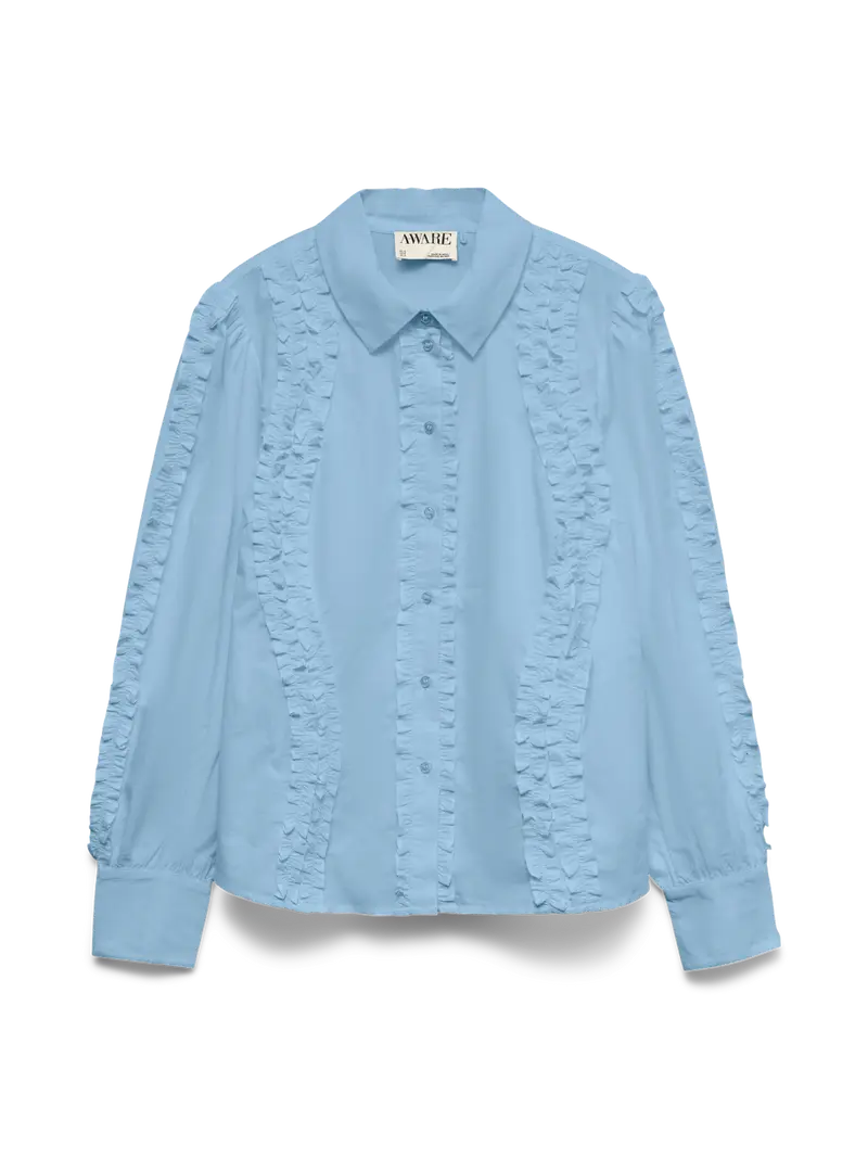 VMJUVENA LS FRILL SHIRT