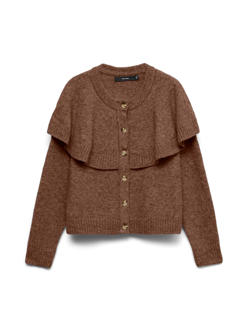 VMLILLI LS O-NECK CAPE CARDIGAN