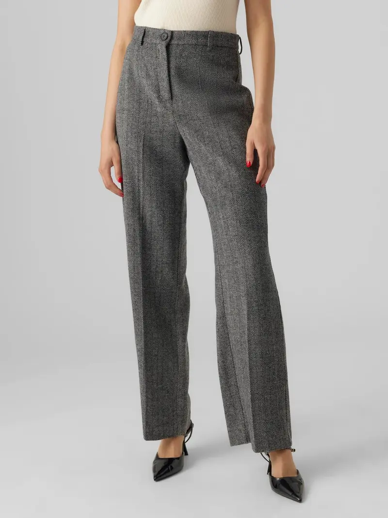 VMLIZZIE HR WIDE HERRINGBONE PANT