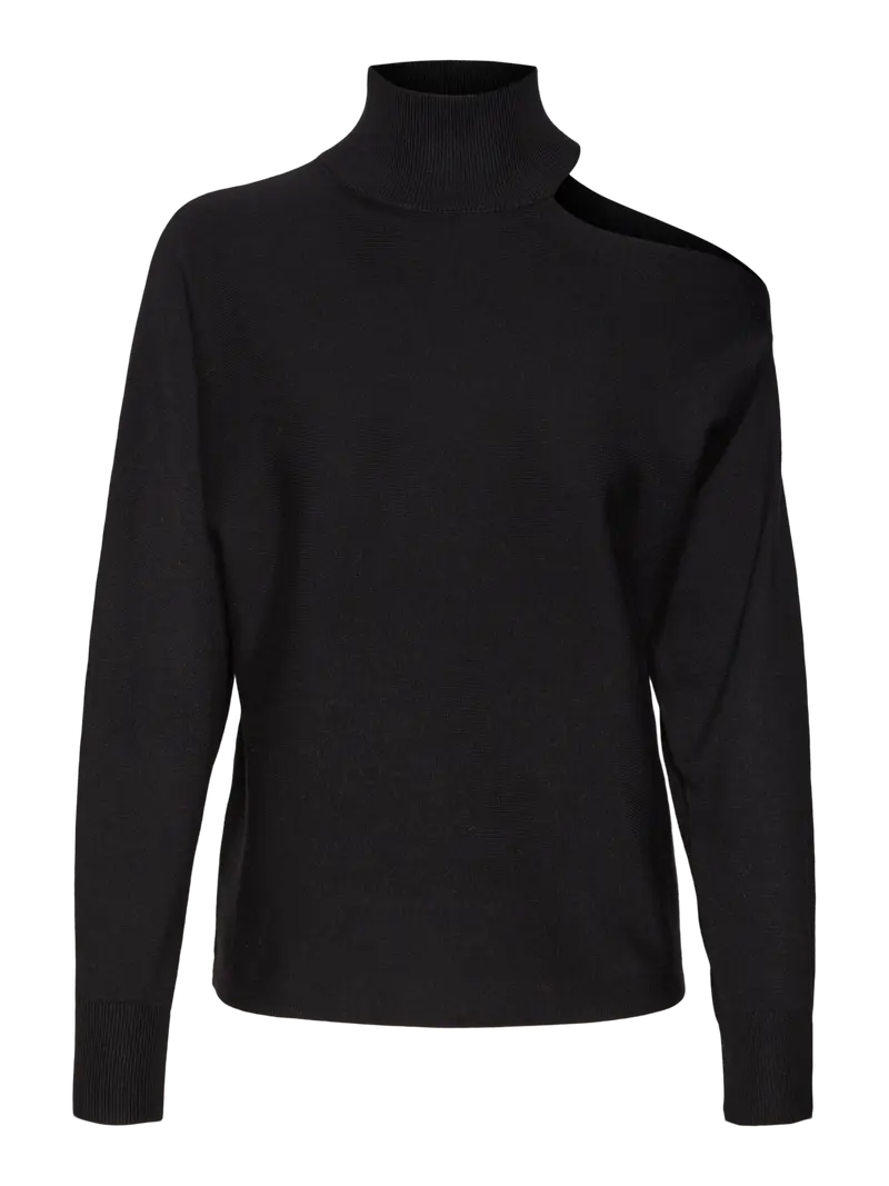 VMLUNA LS HIGH NECK CUTOUT PULLOVER OWN