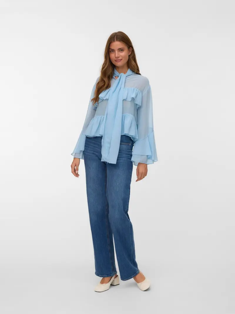 VMLUNA LS RUFFLE TOP
