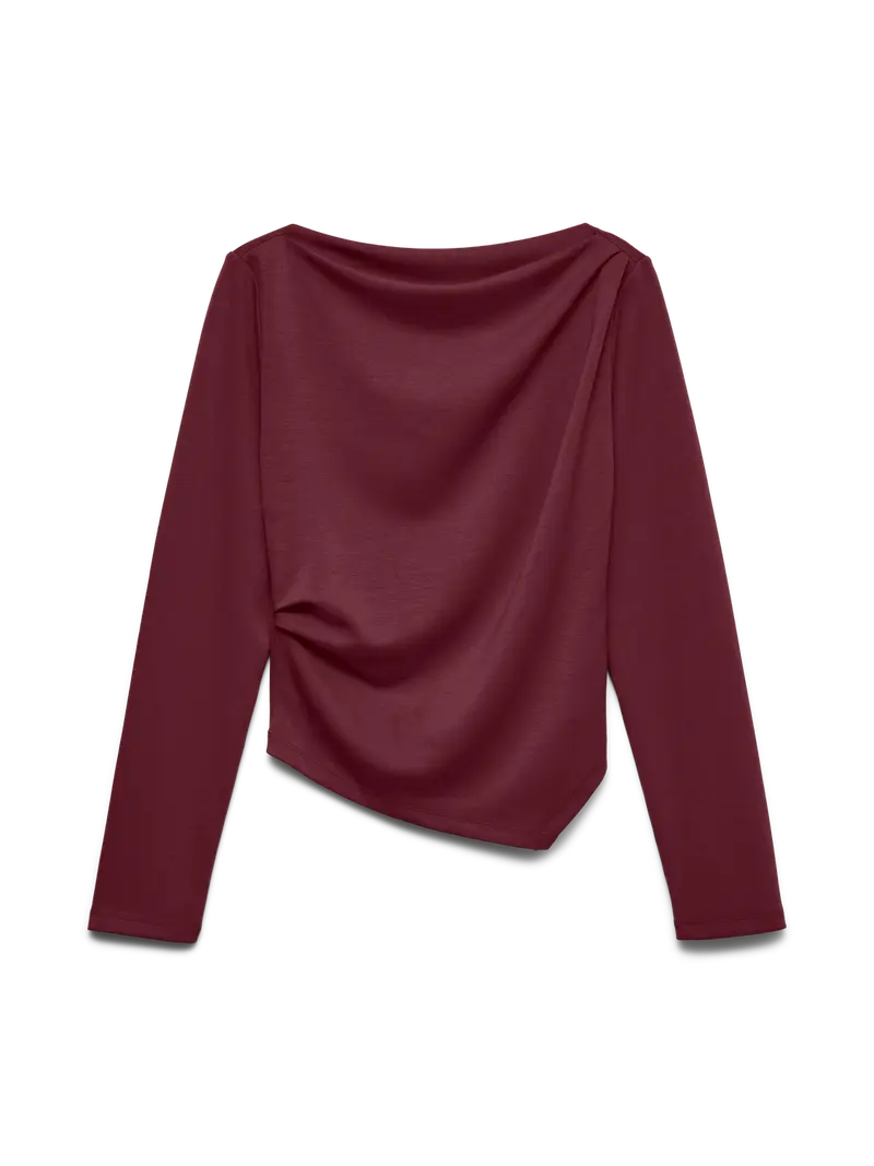 VMMILLE LS BOATNECK SHORT TOP