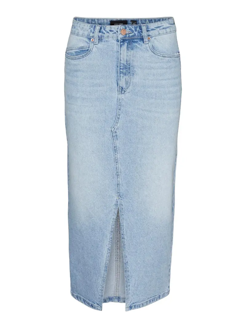 VMVERI HR CALF DENIM SKIRT GA