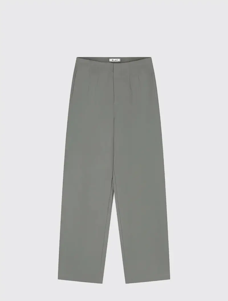 W Crinkled Barrel Leg Pant