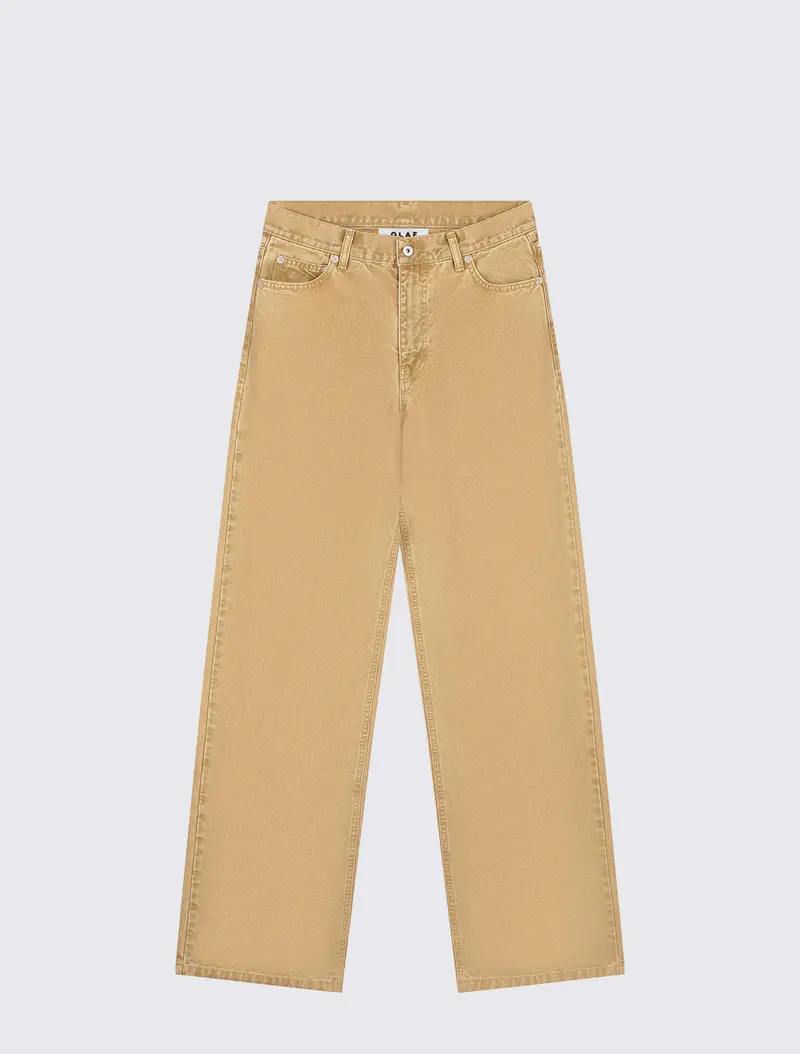 W Monogram Washed Canvas Pant