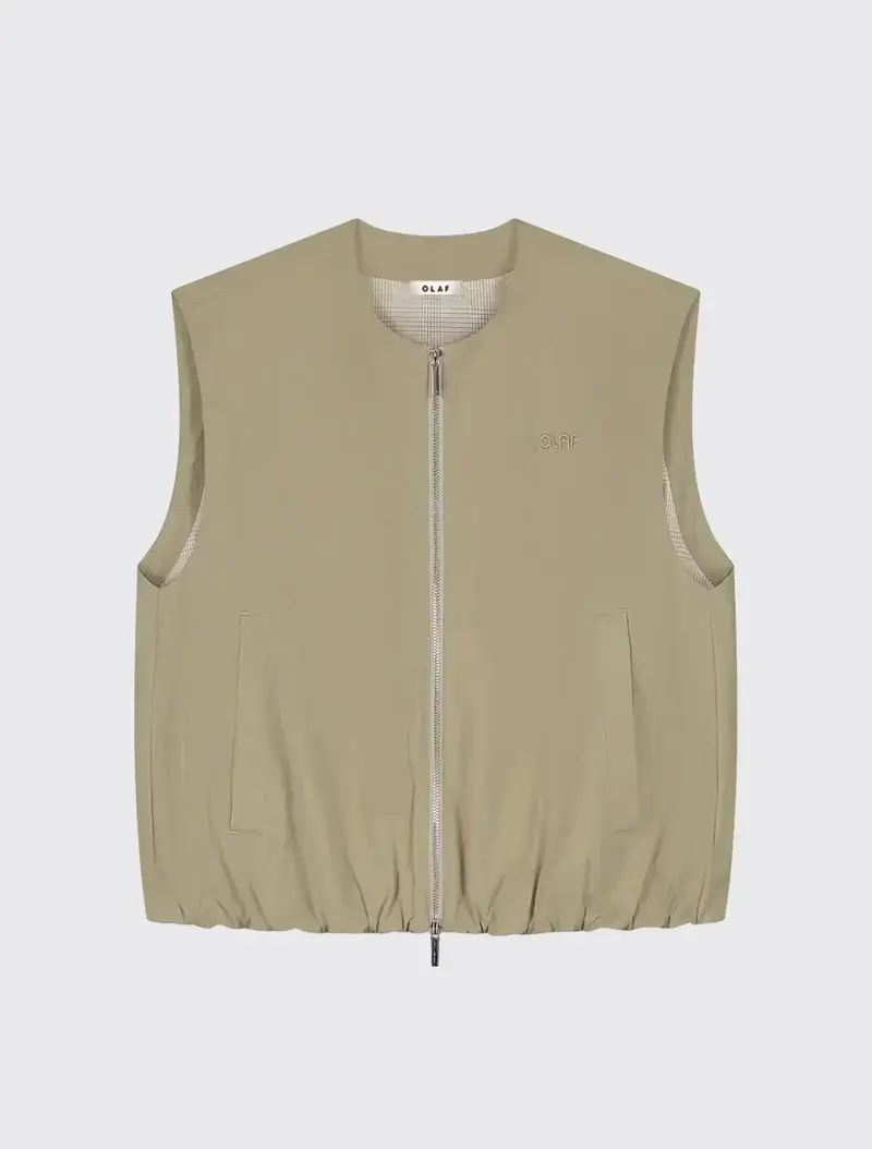 W Zip Up Gilet