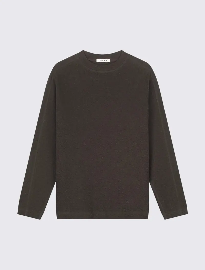 Waffle Crewneck