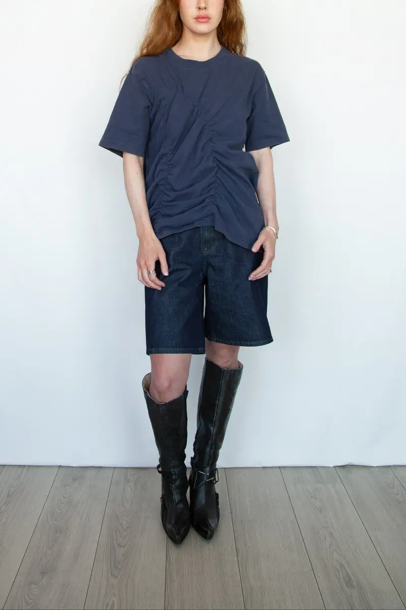 Wave Tshirt Navy