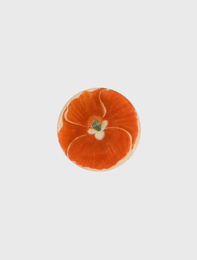 White Edge Red Poppy (790E)