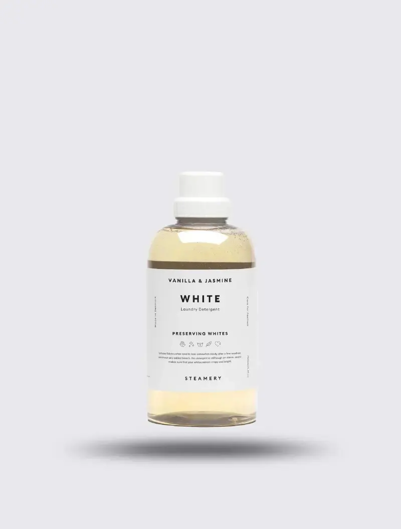 White laundry detergent