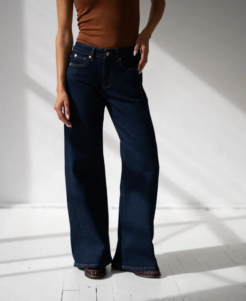 Wide leg jeans LE SPICE Rinsewash