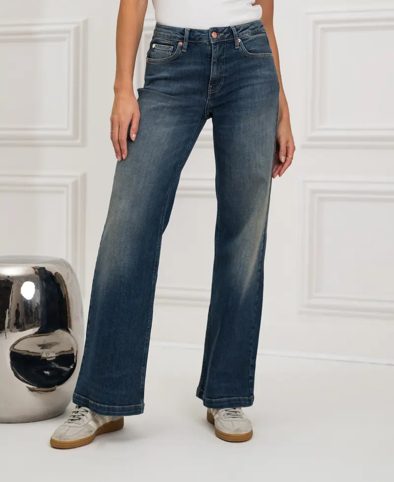 Wide leg jeans LES DEUX Blue vintage