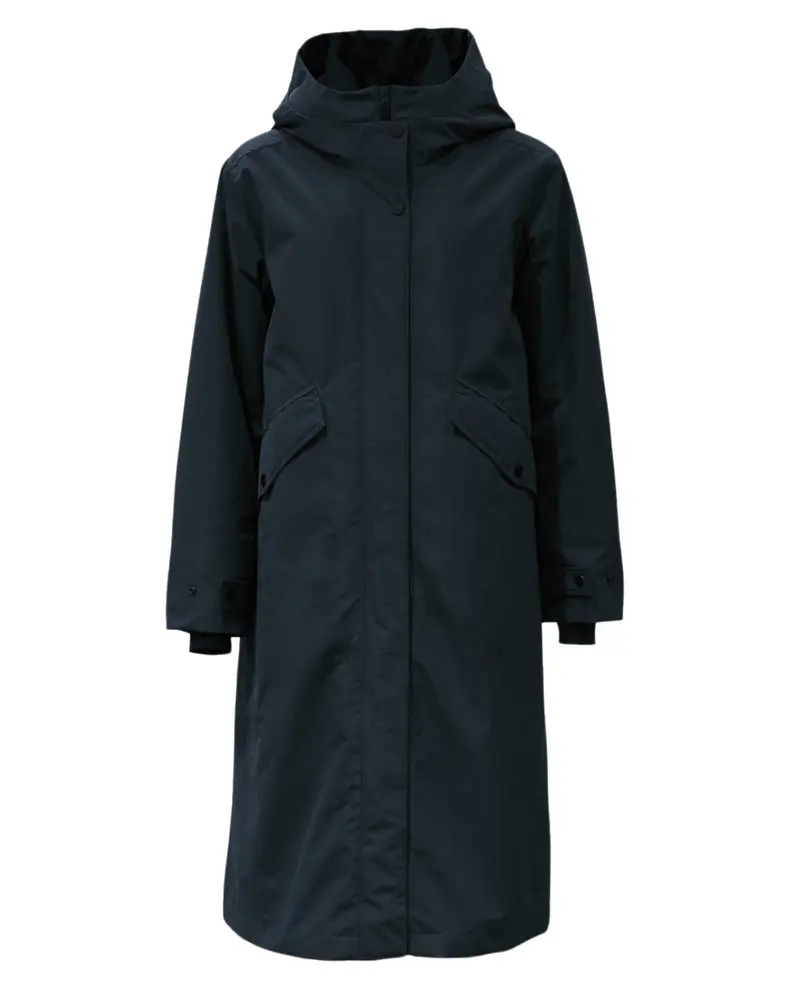 With Black Brooklyn Function Parka Midnight Blue