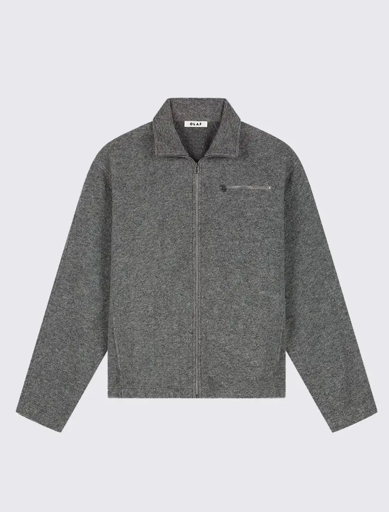 Wool Fleece Zip jacket