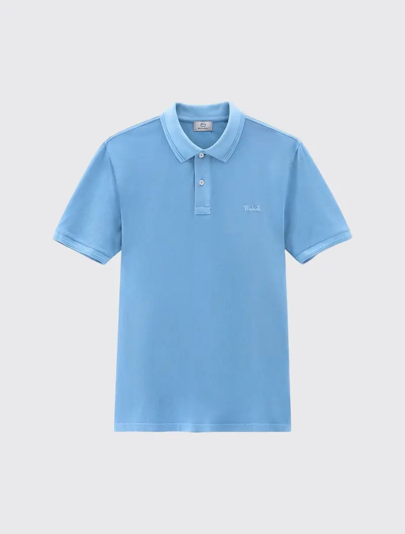 Woolrich polo licht blauw