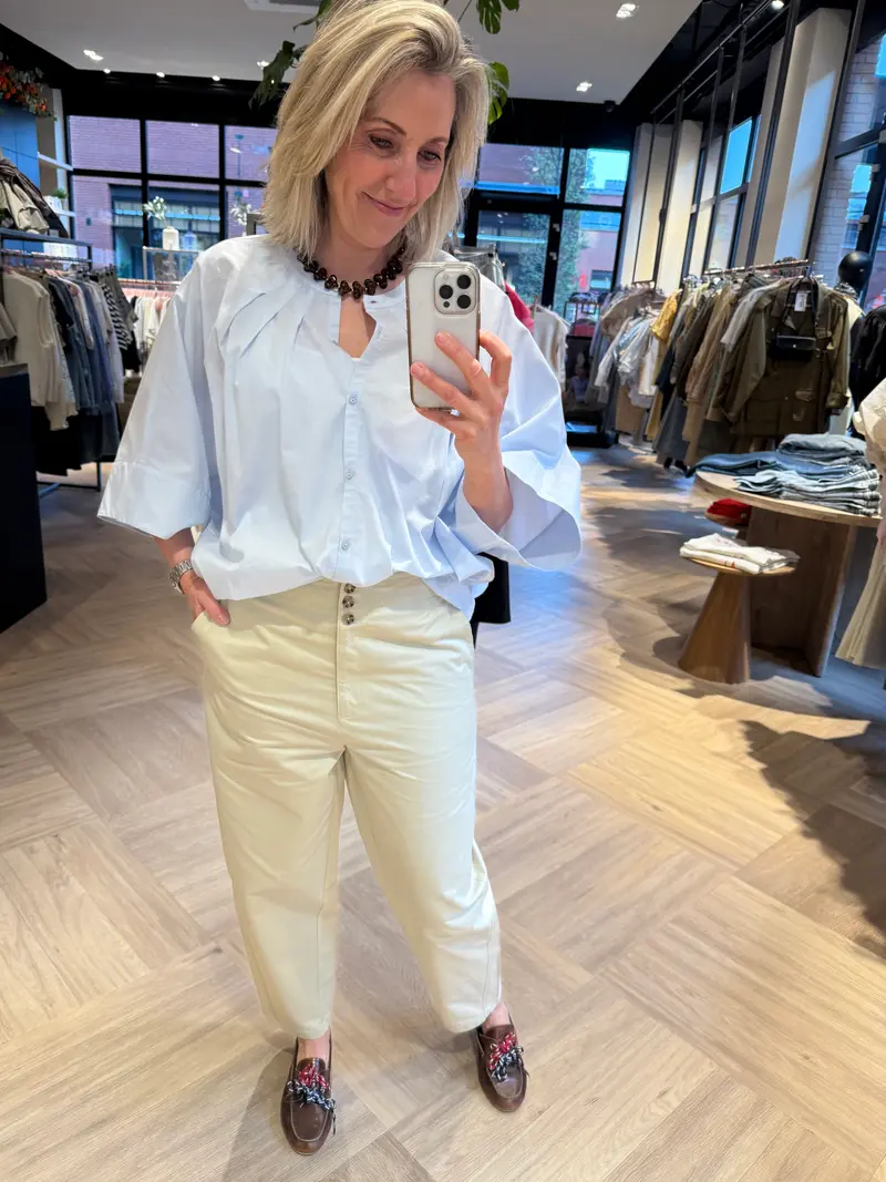 Yaya Barrel Broek Zand