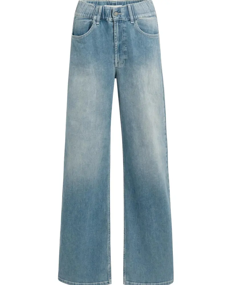 Yaya Jeans Wide Leg Mid Blue