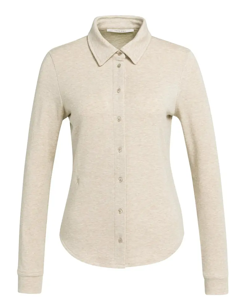 Yaya Jersey Blouse Cashmere Grey Melange