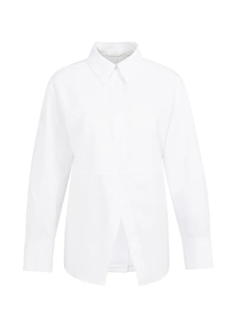 Yaya Poplin Blouse Wit