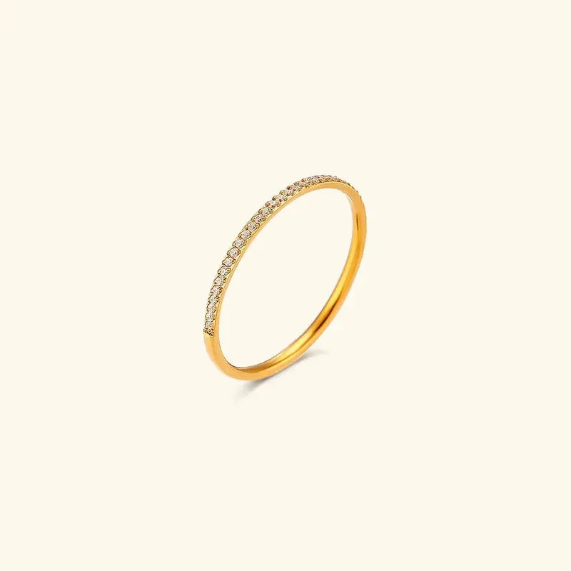 Zarra Pavé Ring i Guld