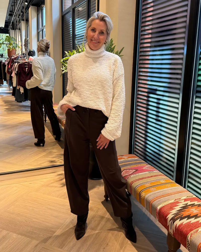Zhrill Broek Jutta Bruin