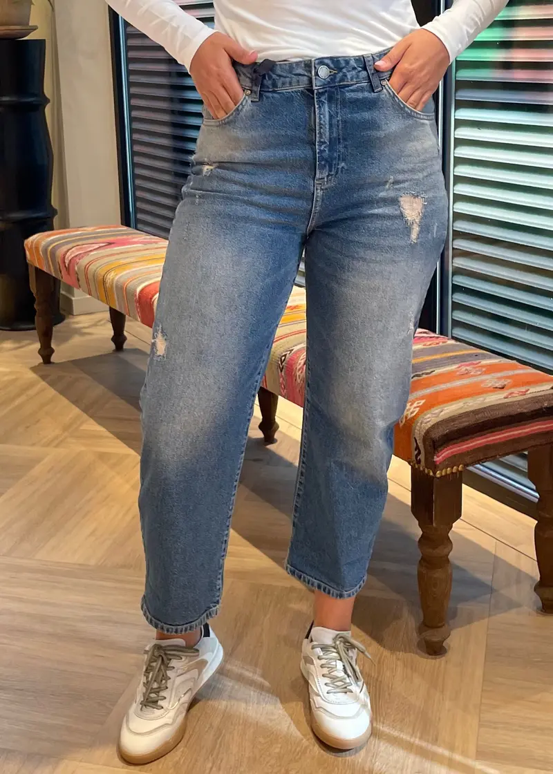 Zhrill Jeans Iza Blue Damaged