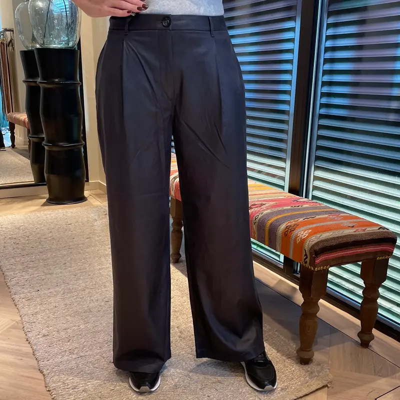 Zhrill Pants Rulan Velours Jet Black