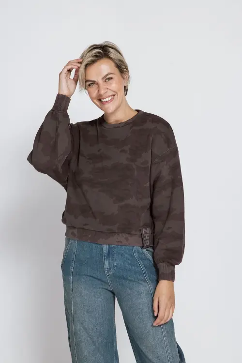 ZHRILL SWEAT TERA brown