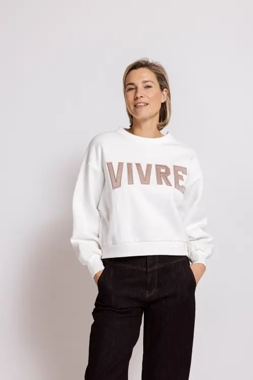 ZHRILL SWEAT TERA white