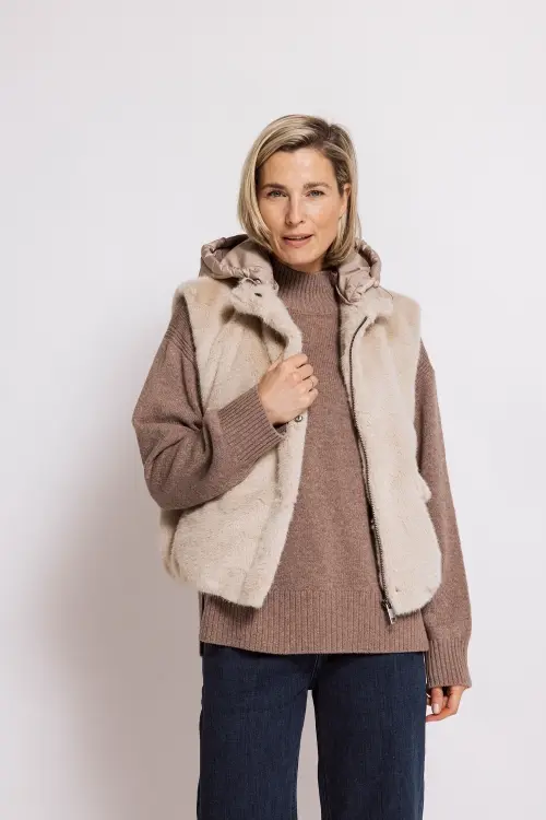 ZHRILL TEDDY JACKET LYRA sand/beige/taupe