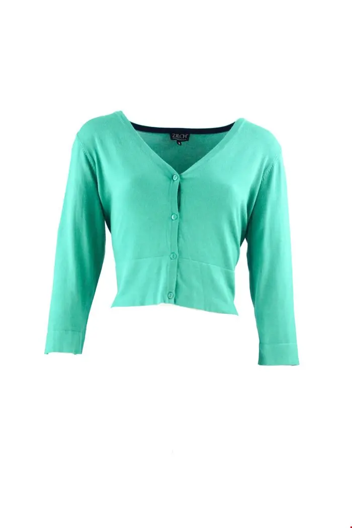 Zilch Cardigan Short Emerald