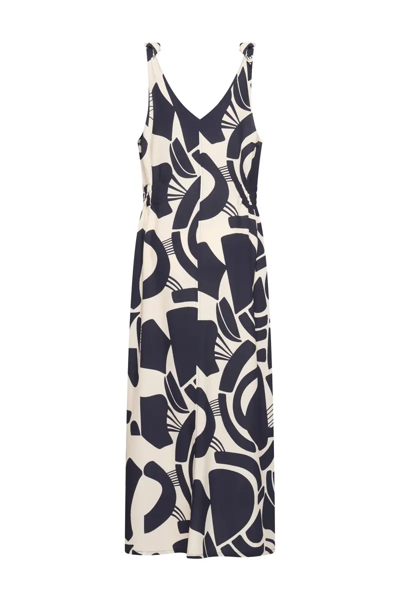 Zilch - Dress Long - Pattern Navy