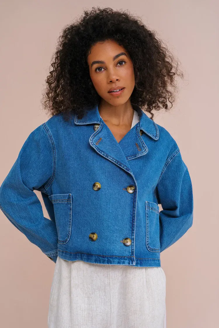 Zilch - Hazel Jacket - Light Blue Denim