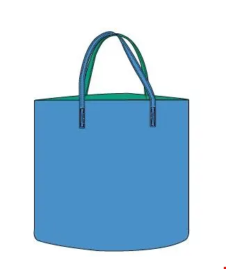 Zilch Reversible Bag Sky
