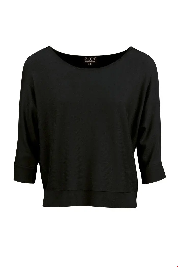 Zilch Top Batsleeve Black